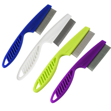 Pet Stainless Steel Comfort Flea Hair Comb