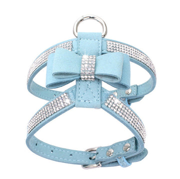 Bling Rhinestone Pet Puppy Dog Harness